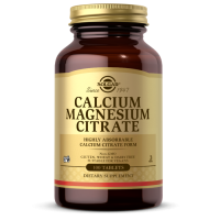 Solgar, Calcium Magnesium Citrate (100 таб.), кальцій+магній