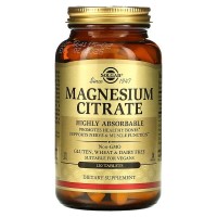 Solgar, Magnesium Citrate (120 таб.), цитрат магнію